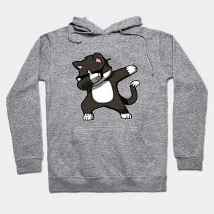 Dabbing Cat Funny Shirt Dab Hip Hop Dabbing Kitten Hoodie